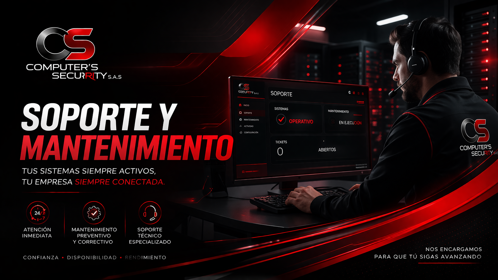 Soporte técnico y mantenimiento de equipos